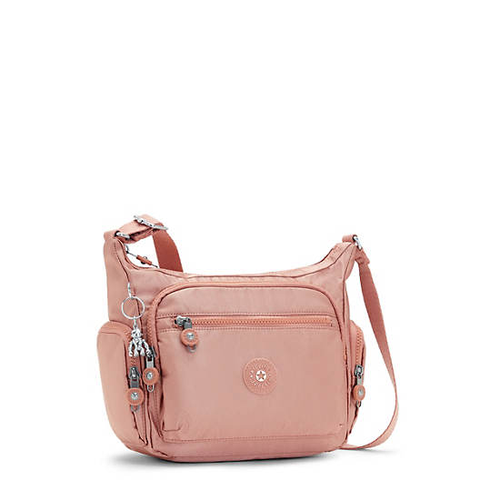 Torba Crossbody Kipling Gabbie Small Metallic Różowe | PL 2073TC